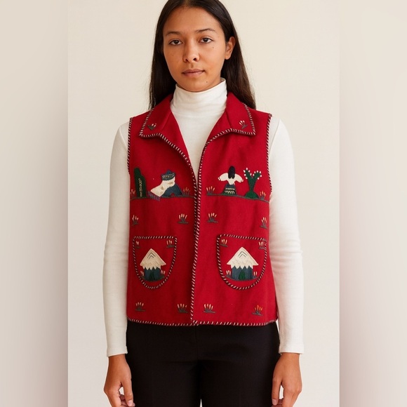 Double D Ranchwear Super Rare Vest EUC - Picture 1 of 5